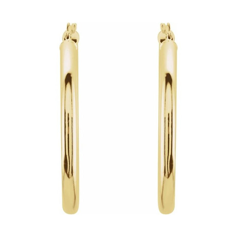 Tube Hoop Earrings