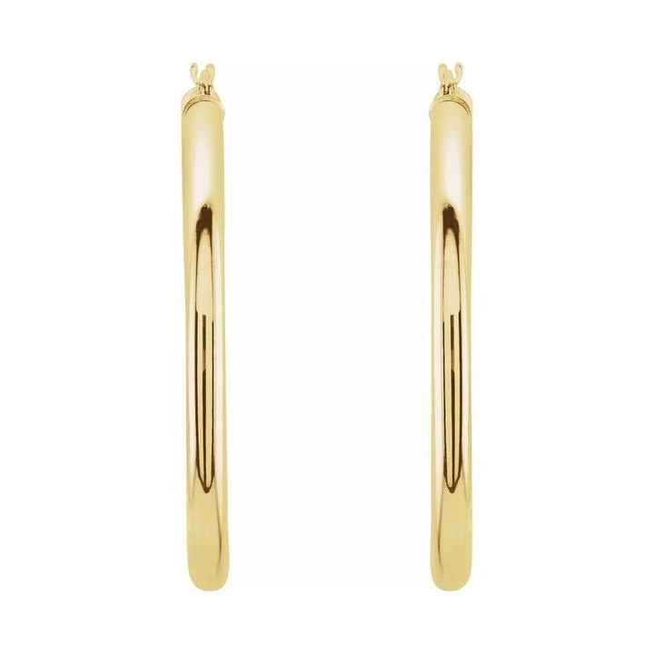 Tube Hoop Earrings