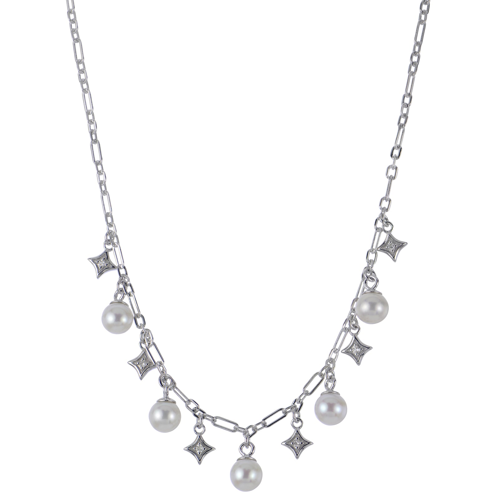 Sterling Silver Freshwater Pearl Necklace