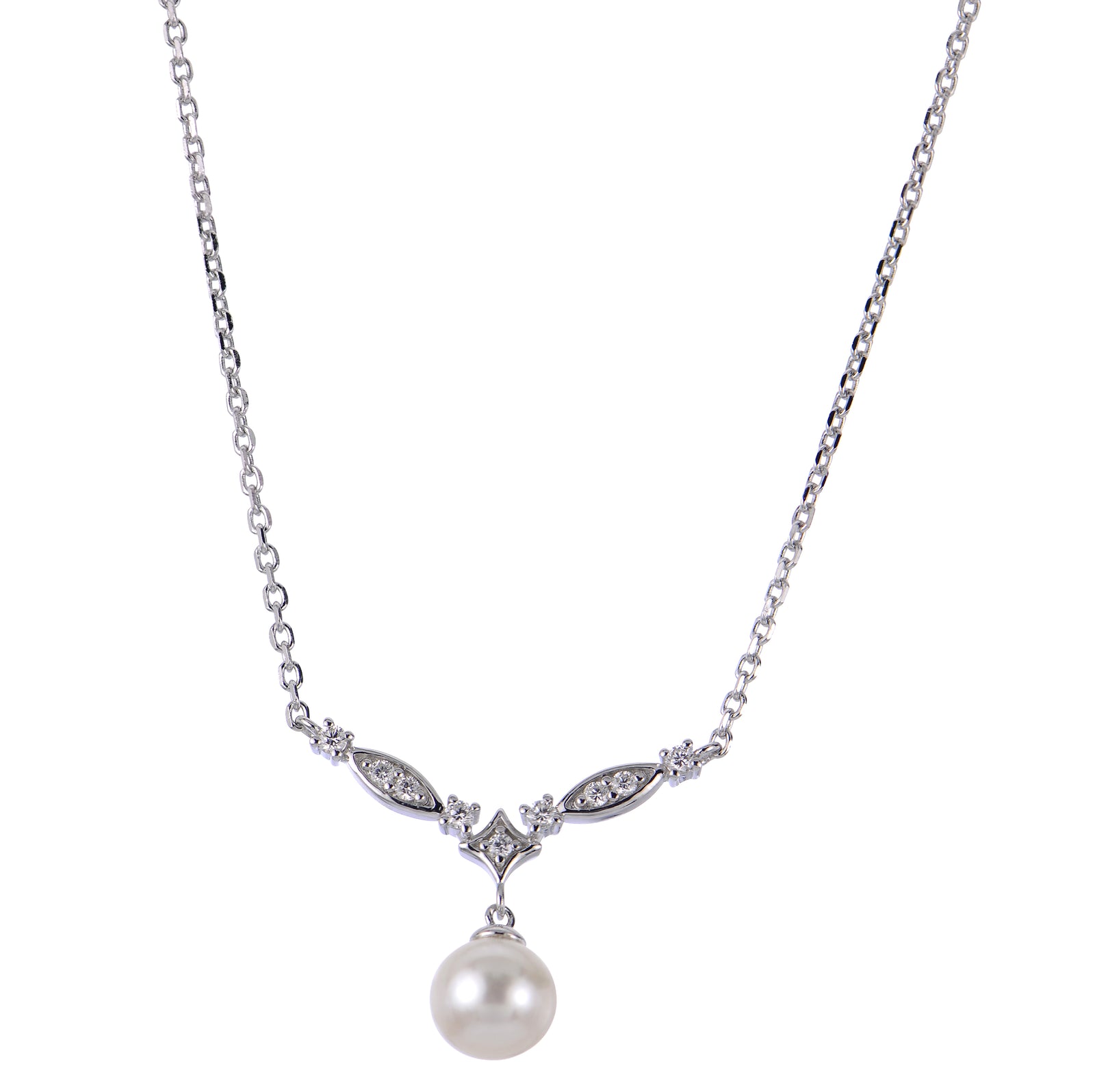 Sterling Silver Freshwater Pearl Necklace
