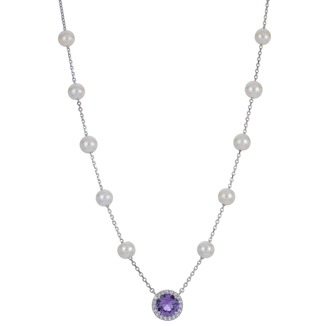 Sterling Silver Freshwater Pearl Necklace
