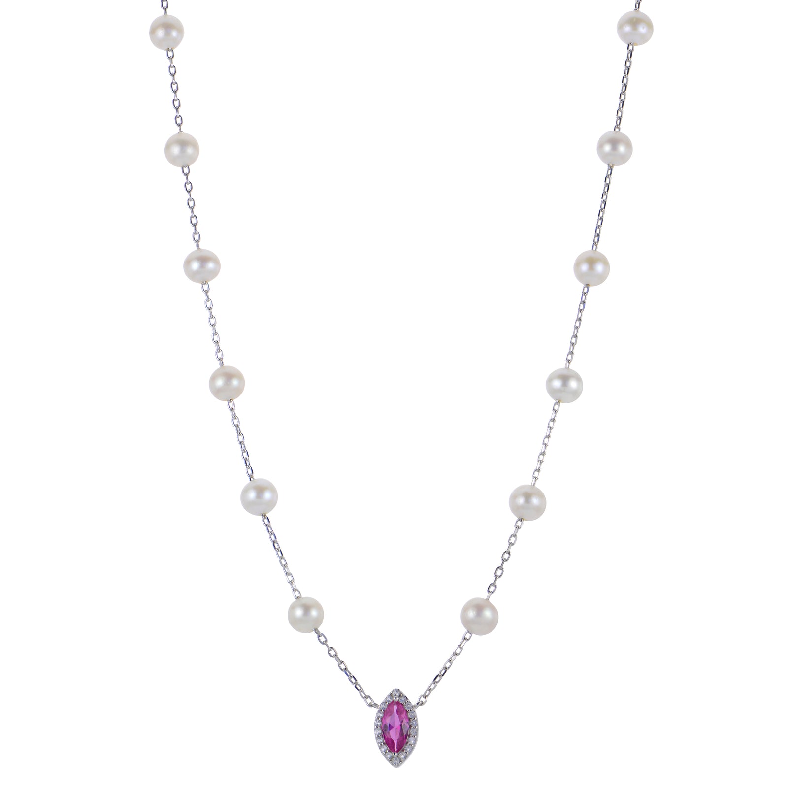 Sterling Silver Freshwater Pearl Necklace