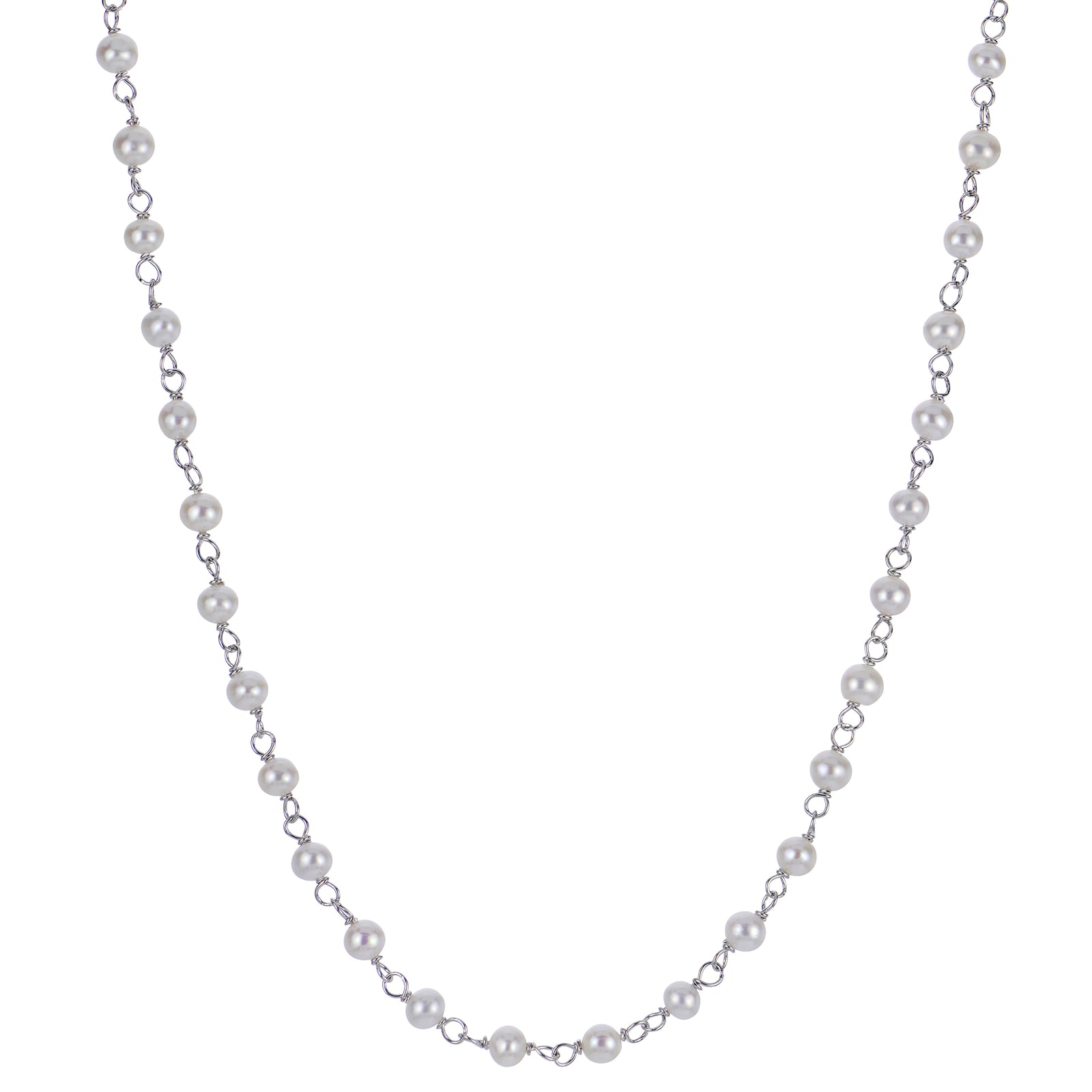 Sterling Silver Freshwater Pearl Necklace