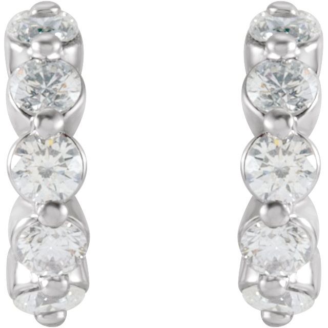 Accented Hoop Earrings