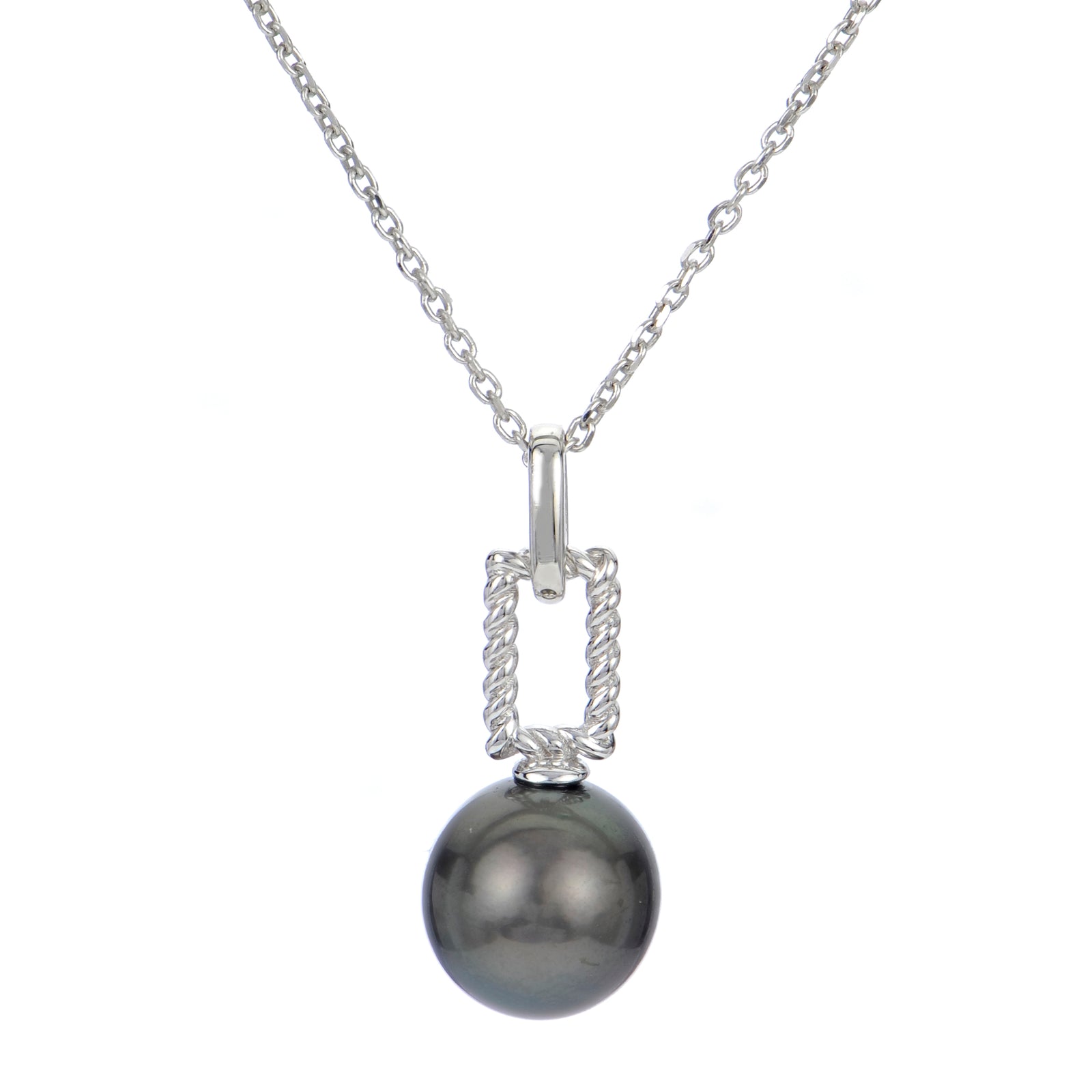 Sterling Silver Tahitian Pearl Pendant