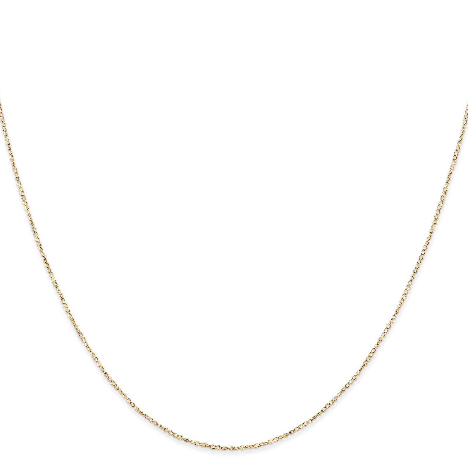 14k .42 mm Carded Curb Chain