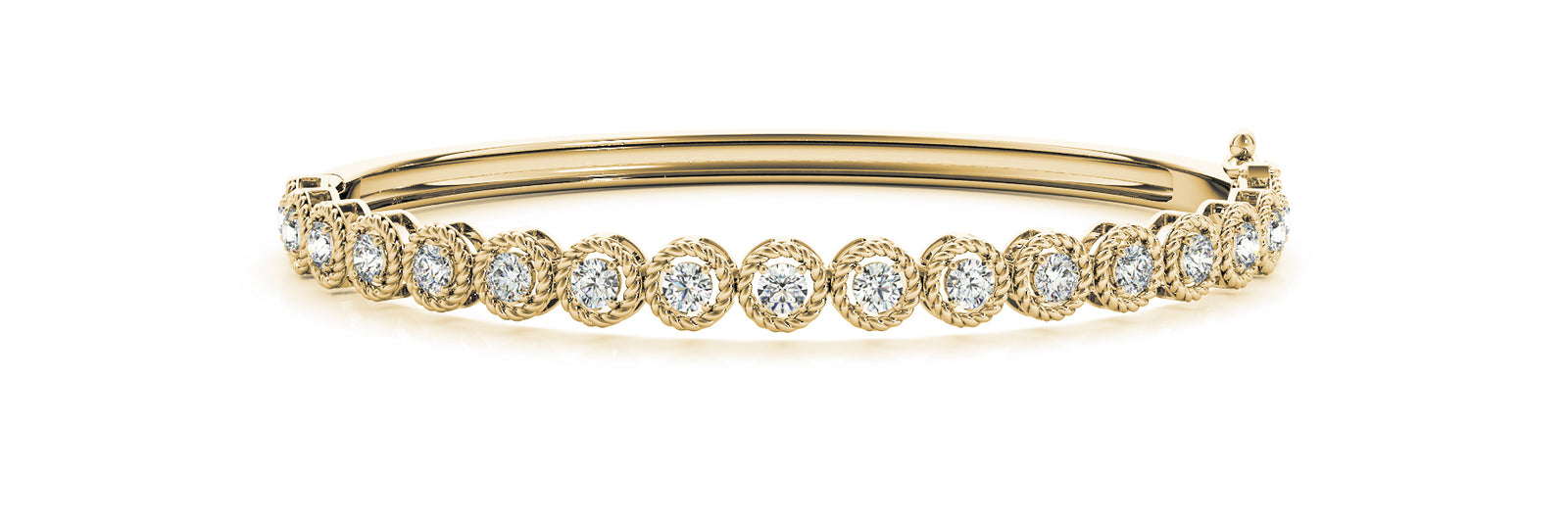 14K Yellow Gold 5/8 ct Diamond Fashion Bracelet