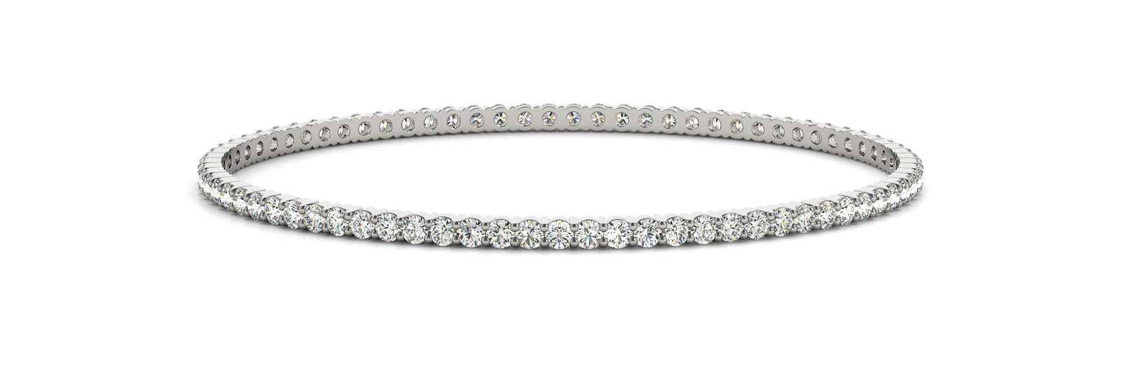 Multi-Diamond Fashion Bangle Bracelet