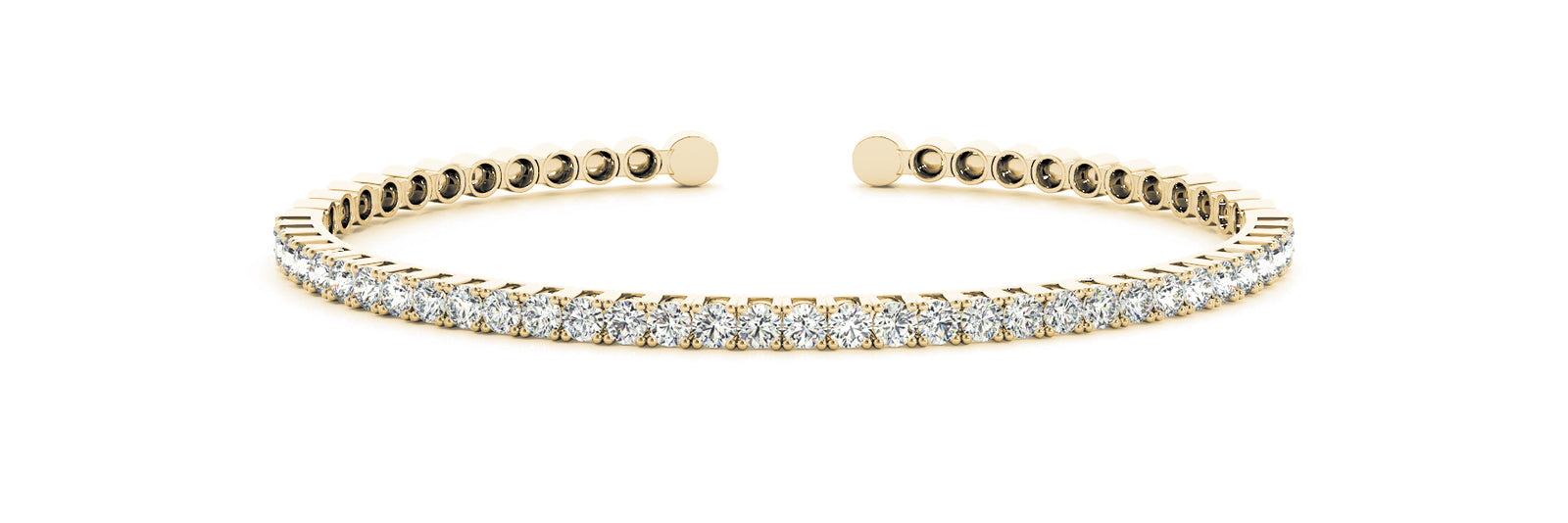 14K Yellow Gold Diamond Fashion Bracelet