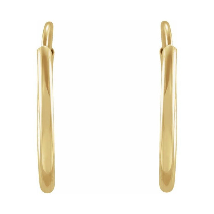Flexible Endless Tube Hoop Earrings