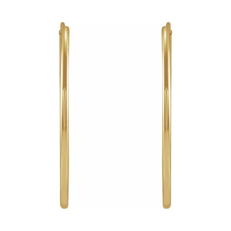 Flexible Endless Tube Hoop Earrings
