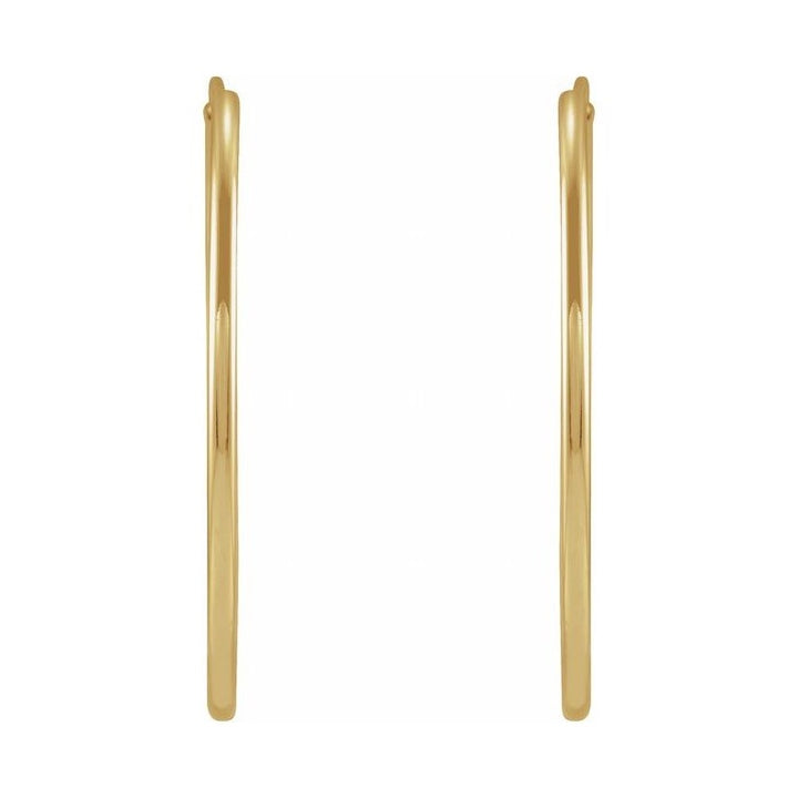 Flexible Endless Tube Hoop Earrings