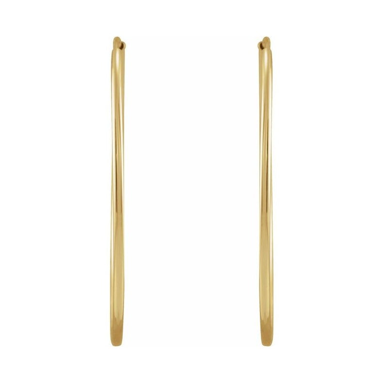 Flexible Endless Tube Hoop Earrings