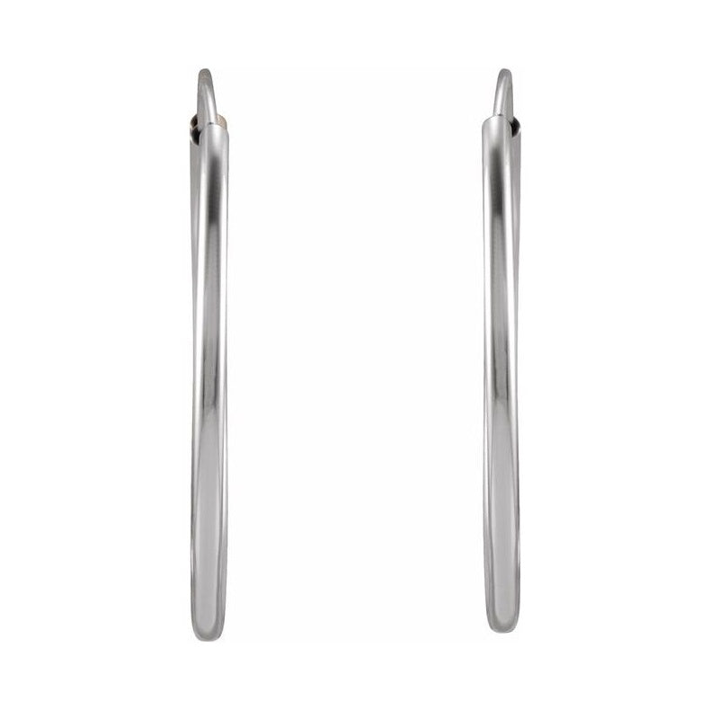 Flexible Endless Tube Hoop Earrings