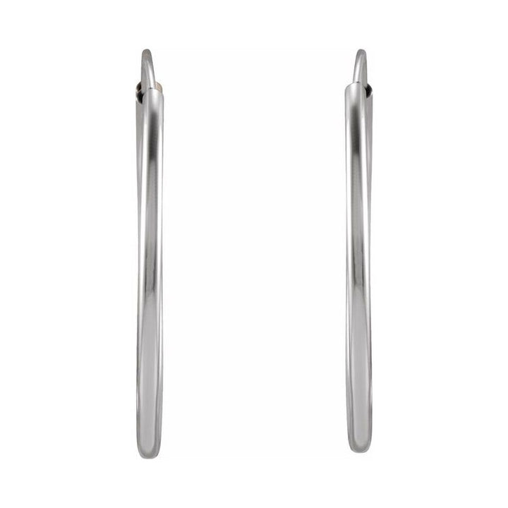 Flexible Endless Tube Hoop Earrings