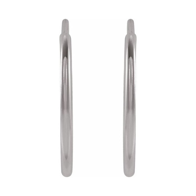 Flexible Endless Tube Hoop Earrings
