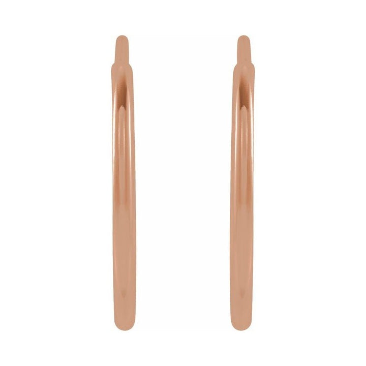 Flexible Endless Tube Hoop Earrings