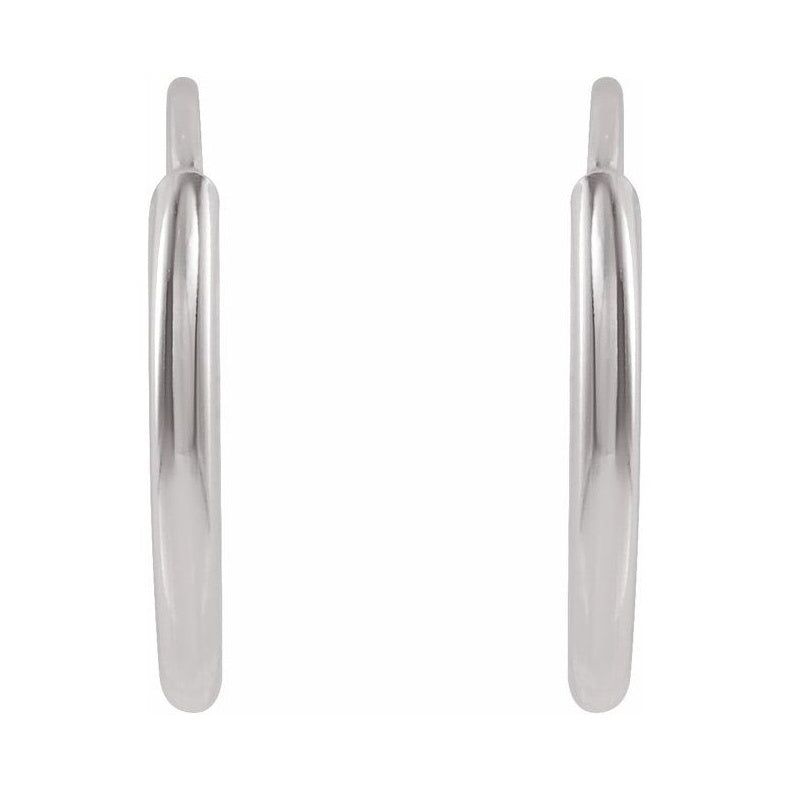 Flexible Endless Tube Hoop Earrings