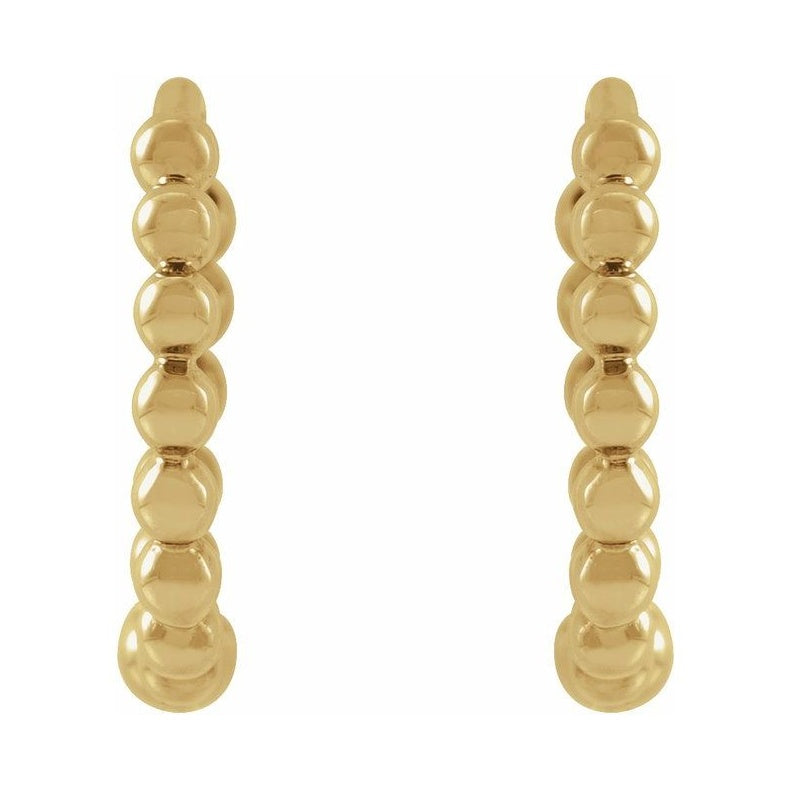Beaded Hoop Earrings