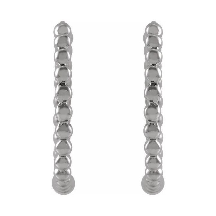 Beaded Hoop Earrings