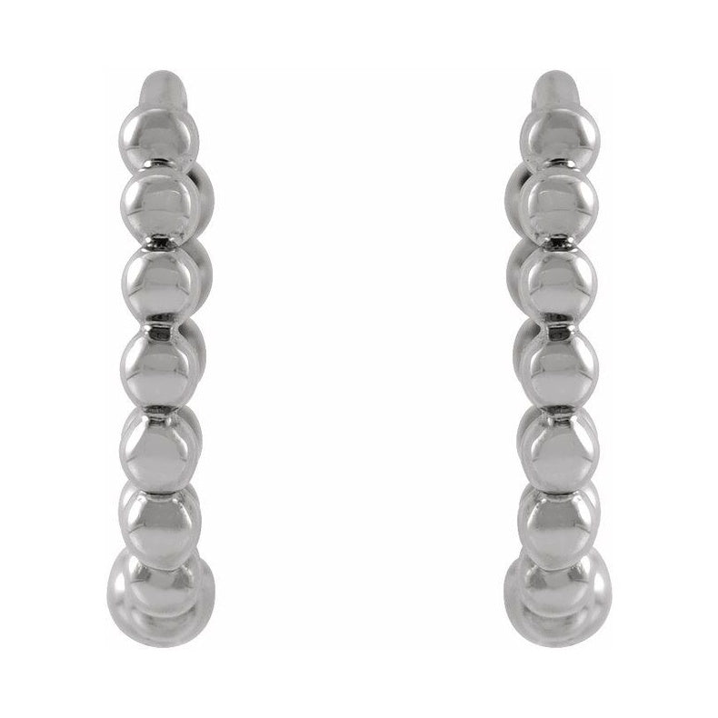 Beaded Hoop Earrings