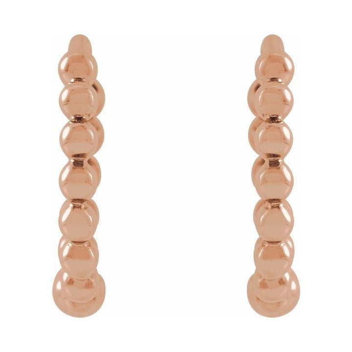 Beaded Hoop Earrings