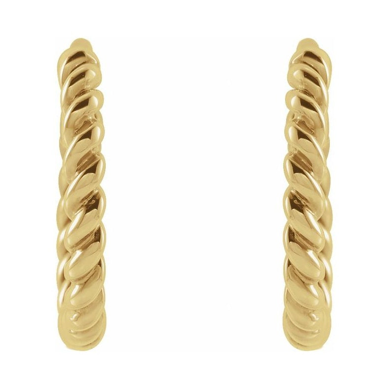 Rope Hoop Earrings