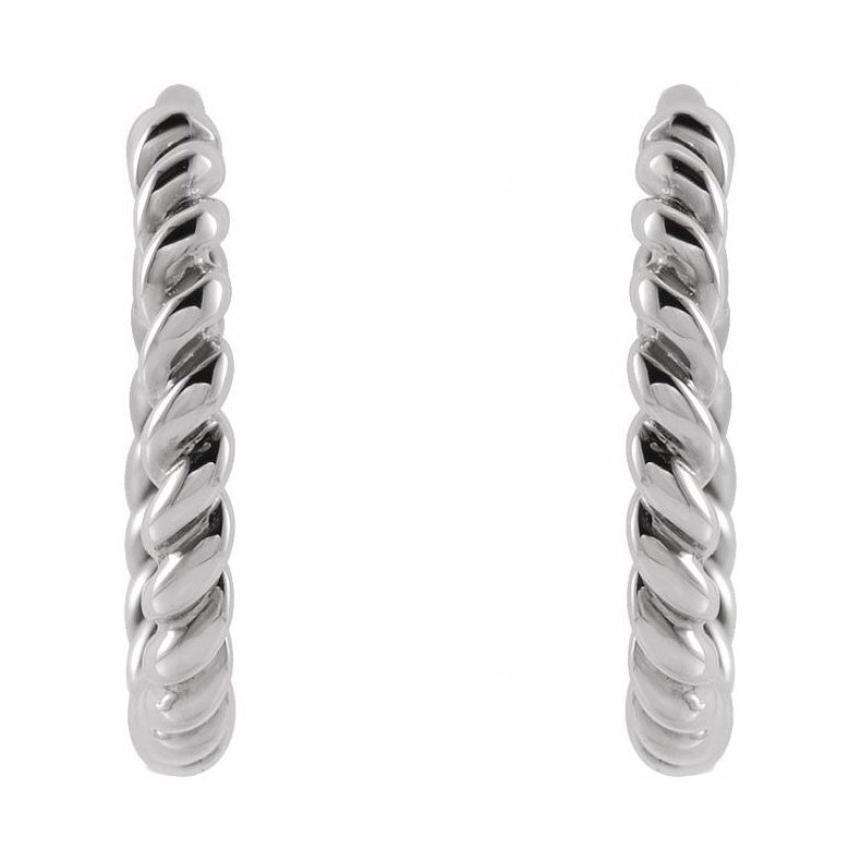 Rope Hoop Earrings