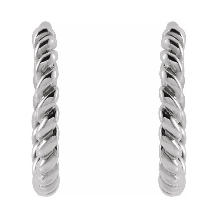 Rope Hoop Earrings