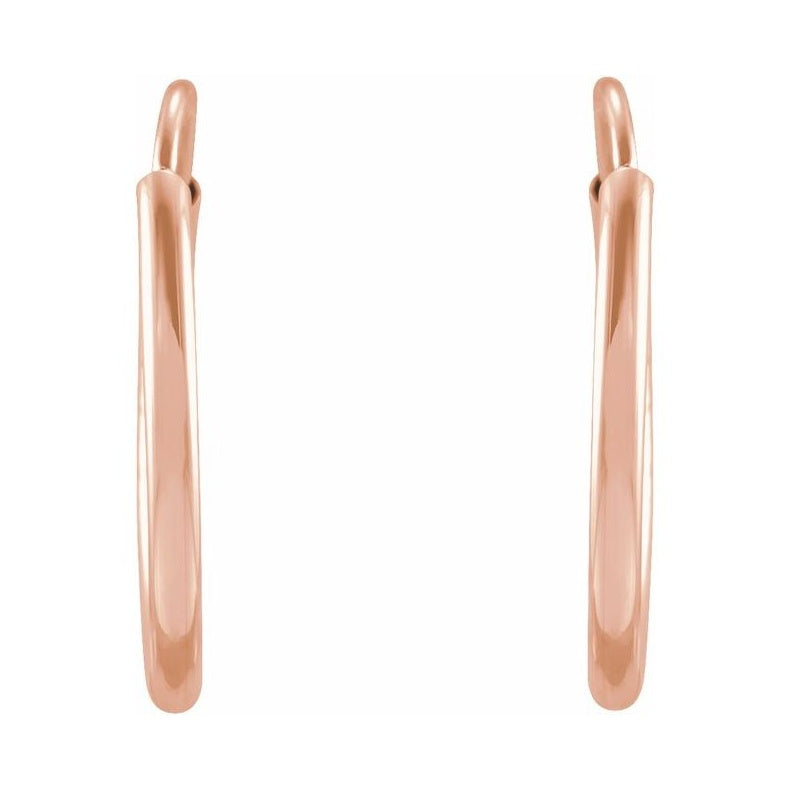 Flexible Endless Tube Hoop Earrings
