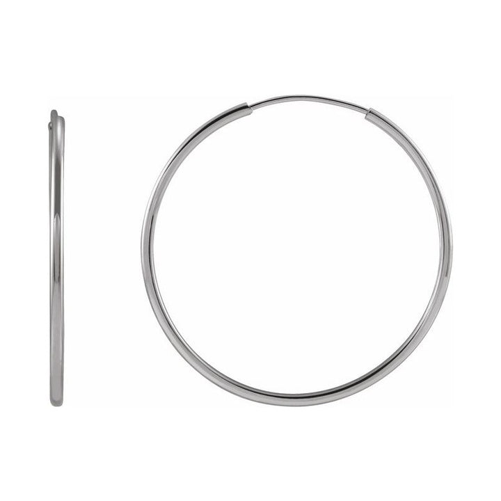Flexible Endless Tube Hoop Earrings
