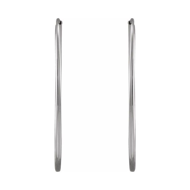 Flexible Endless Tube Hoop Earrings