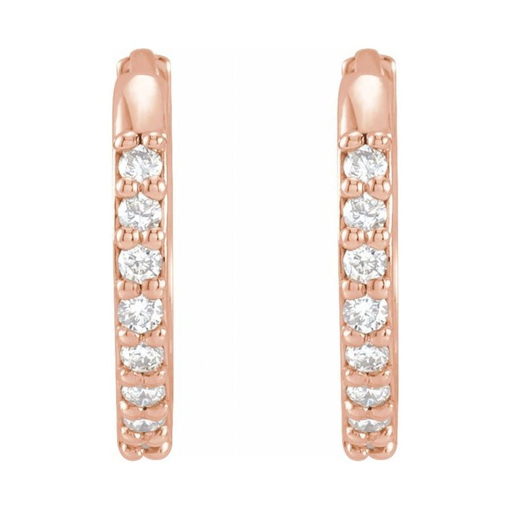 Accented Huggie Earrings