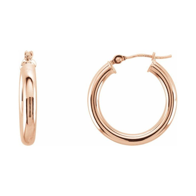 Tube Hoop Earrings