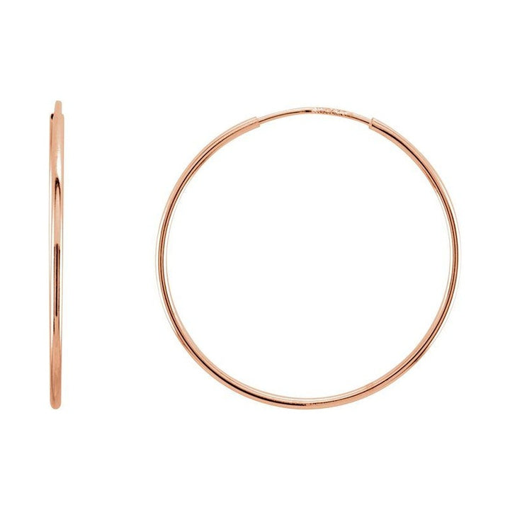 Endless Tube Hoop Earrings