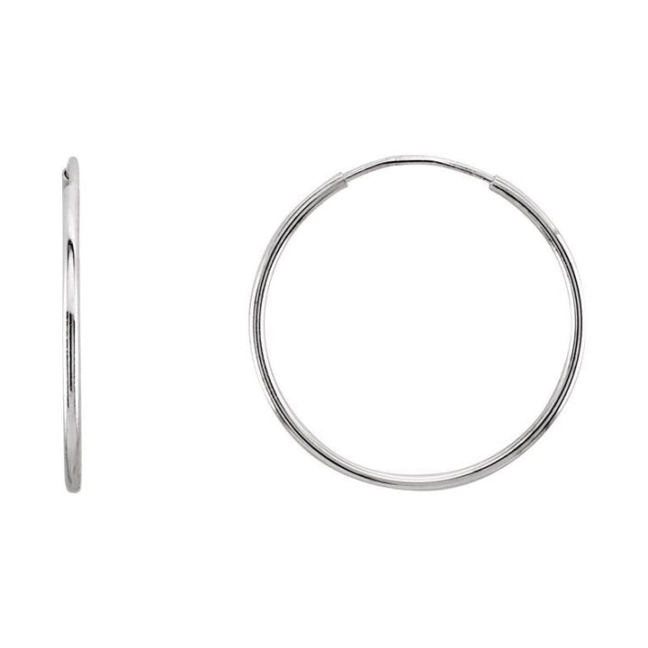 Endless Tube Hoop Earrings