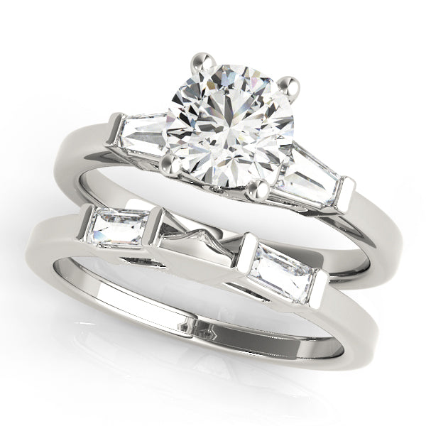 18K White Gold 1 ct Diamond Engagement Ring