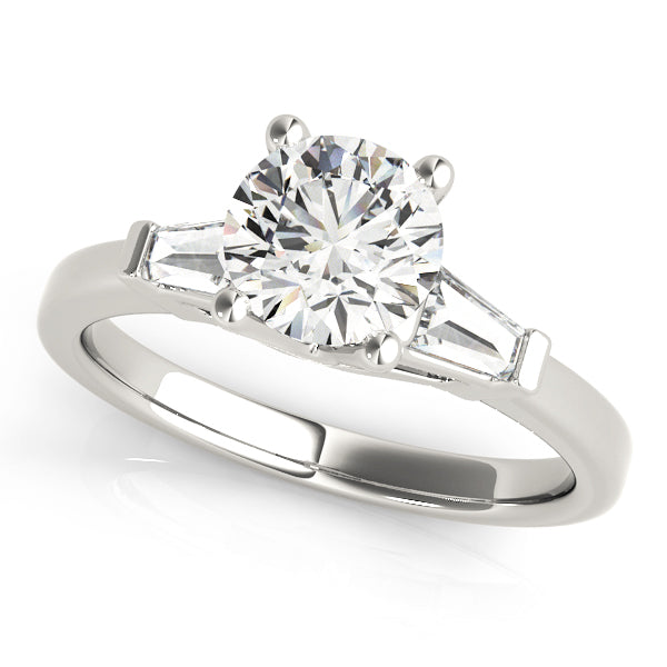 Platinum 0.7 CT Diamond Engagement Ring