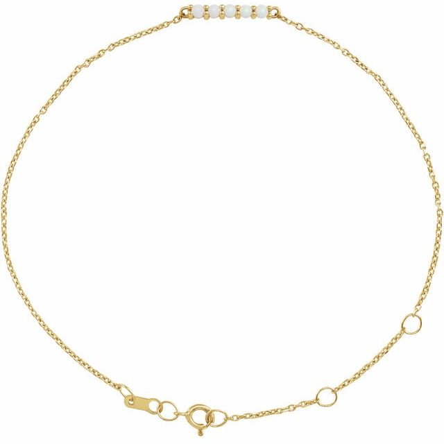 Cabochon Bar Bracelet