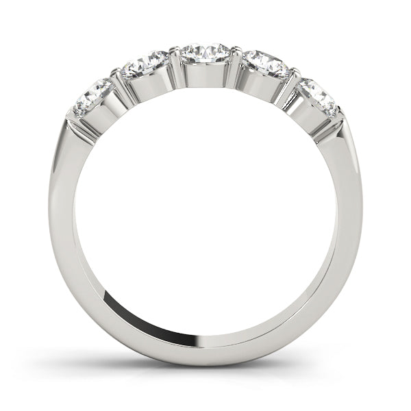Multi-Diamond Wedding Ring in Premium Metals