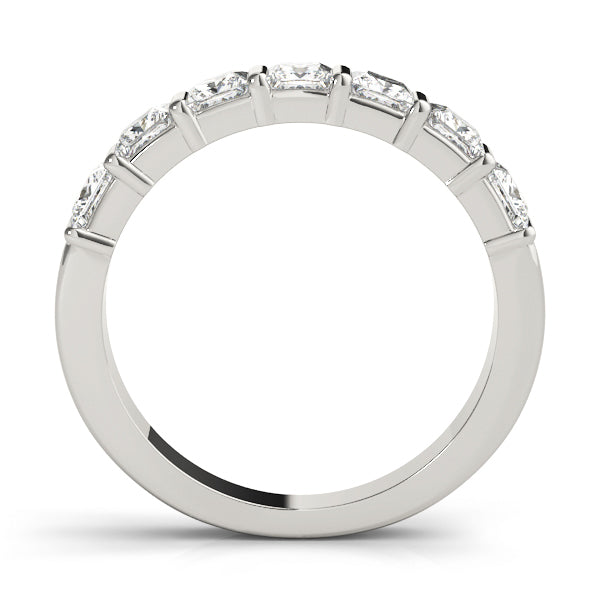 Princess Diamond Multi-Stone Wedding Ring