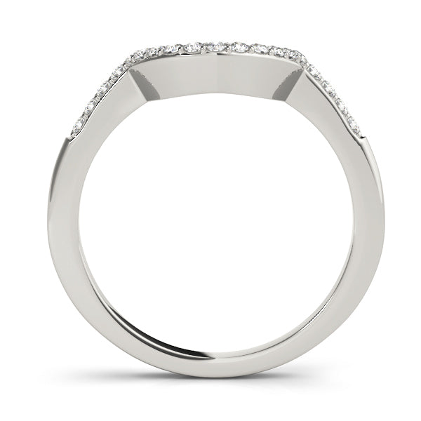Multi-Diamond 14K Gold Wedding Ring