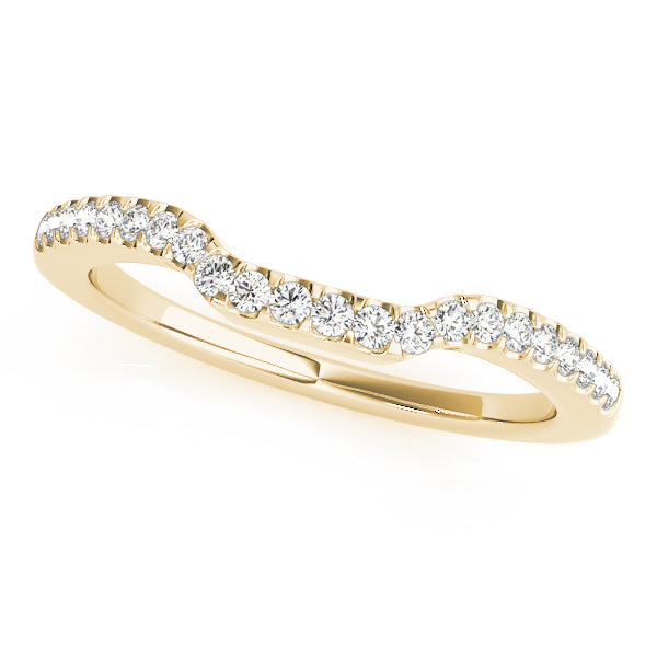 18K Yellow Gold Diamond Wedding Ring