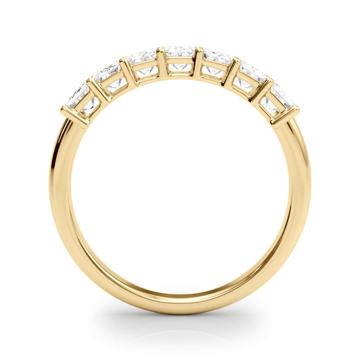 14K Yellow Gold Multi-Diamond Emerald Ring