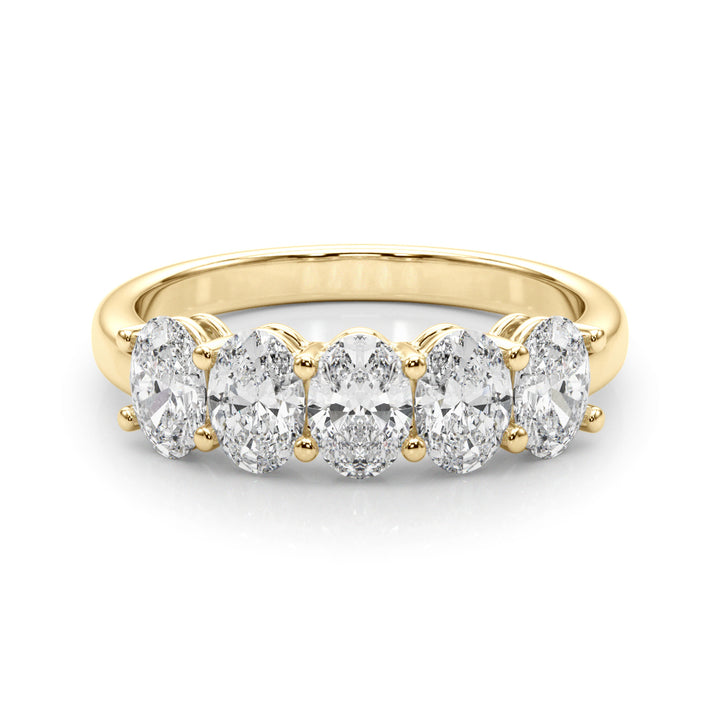 14K Yellow Gold 1.65 CT Oval Diamond Engagement Ring