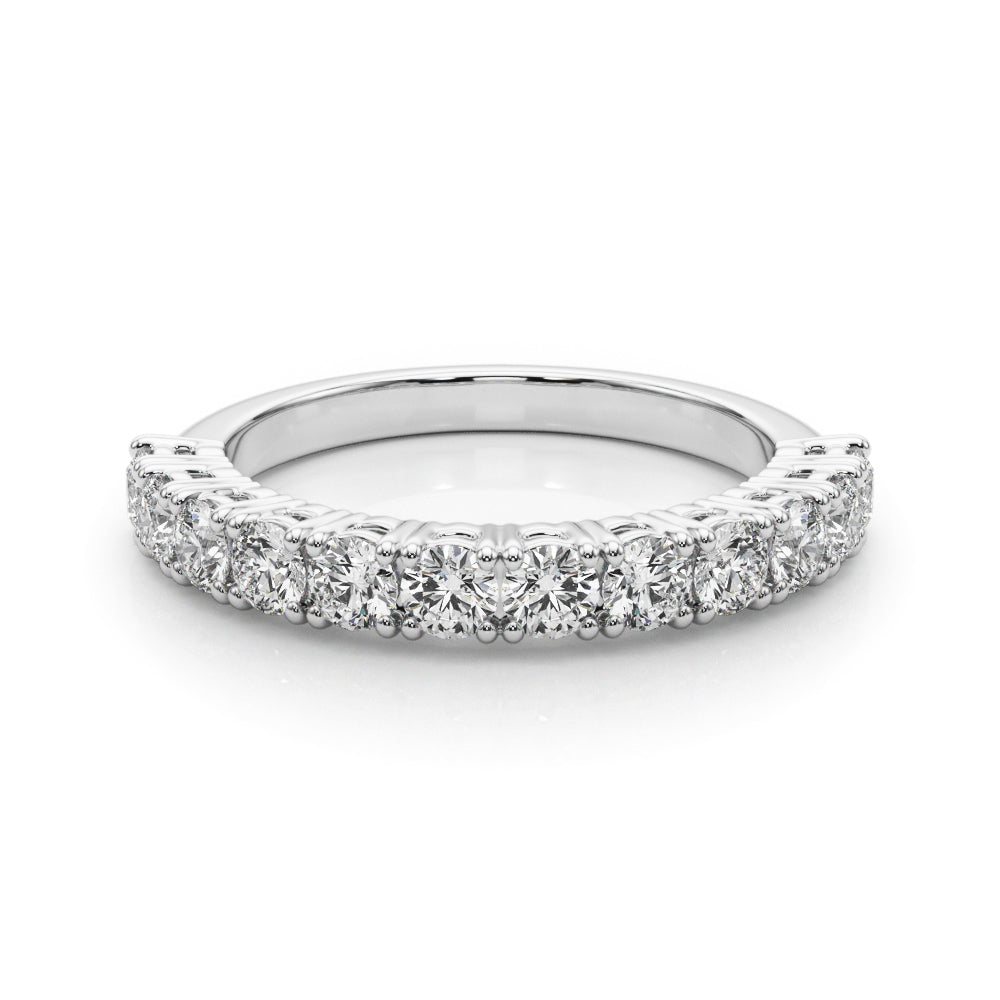 14K White Gold Diamond Wedding Ring