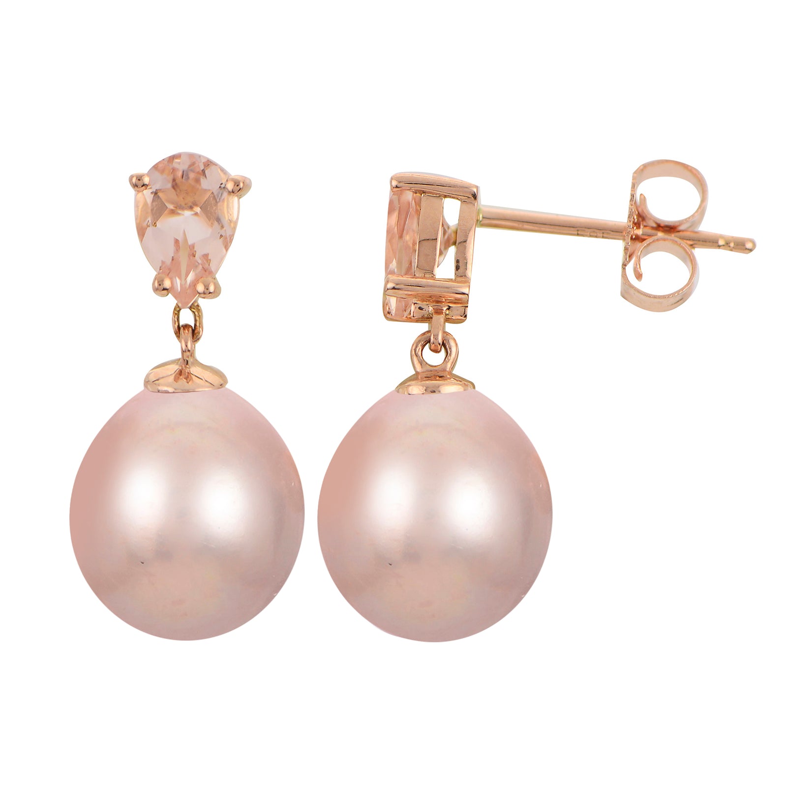 14KT Yellow Gold Freshwater Pearl Earring
