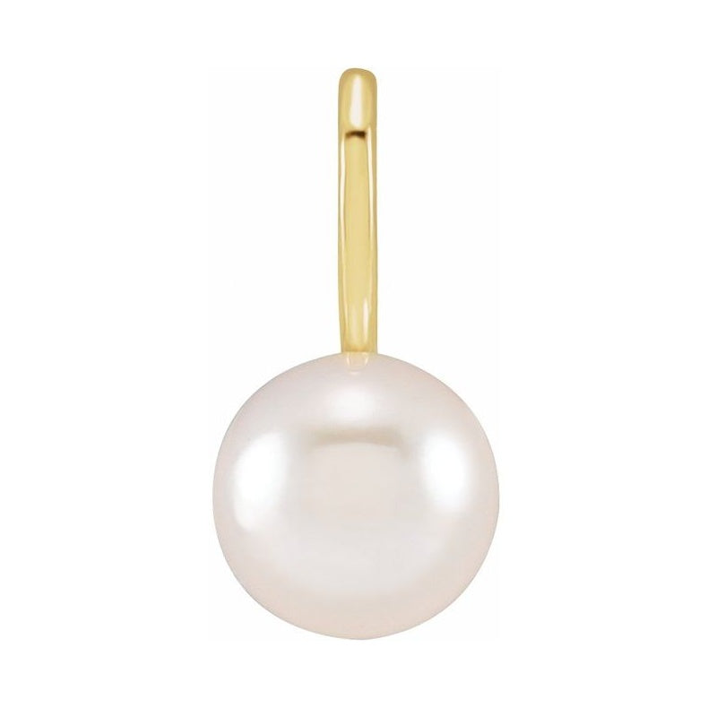 Pearl Solitaire Charm/Pendant