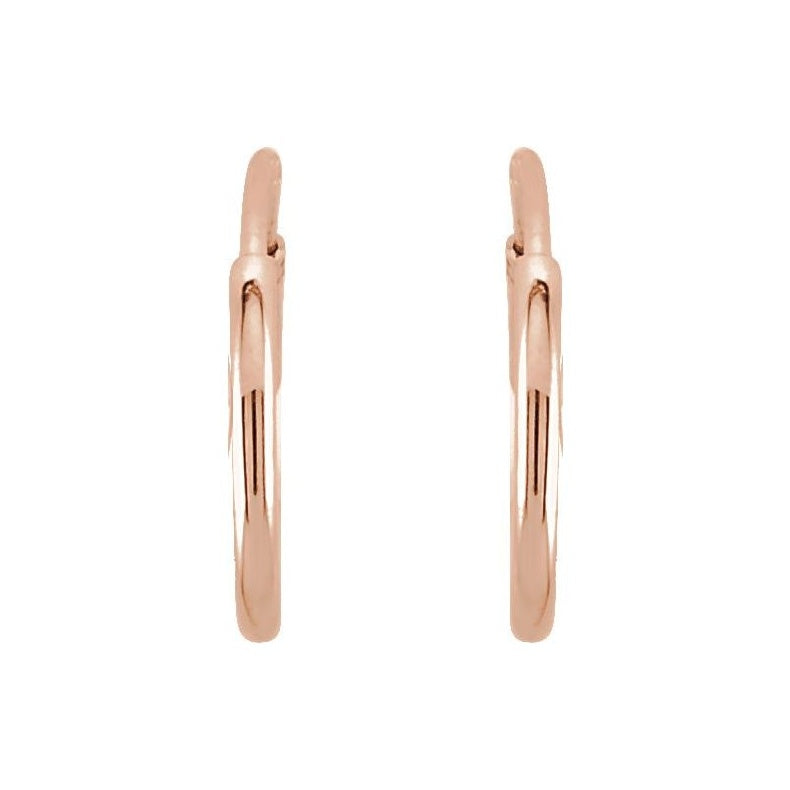 Endless Tube Hoop Earrings