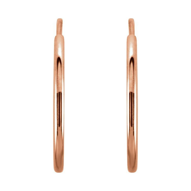 Endless Tube Hoop Earrings